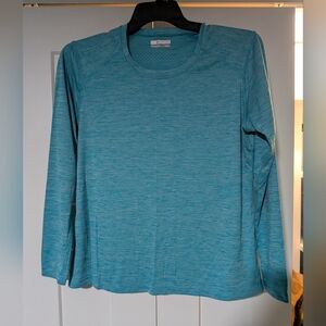 Blue Long Sleeve Top